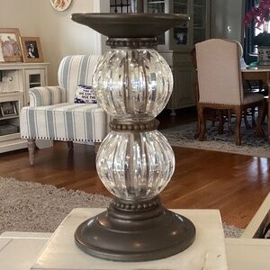 Bronze Pillar Candleholder